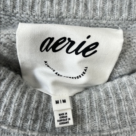 Gray Aerie Cable Knit Sweater - Picture 2 of 3